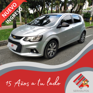 CHEVROLET SONIC LT AT 1.6 2017 $37.900.000