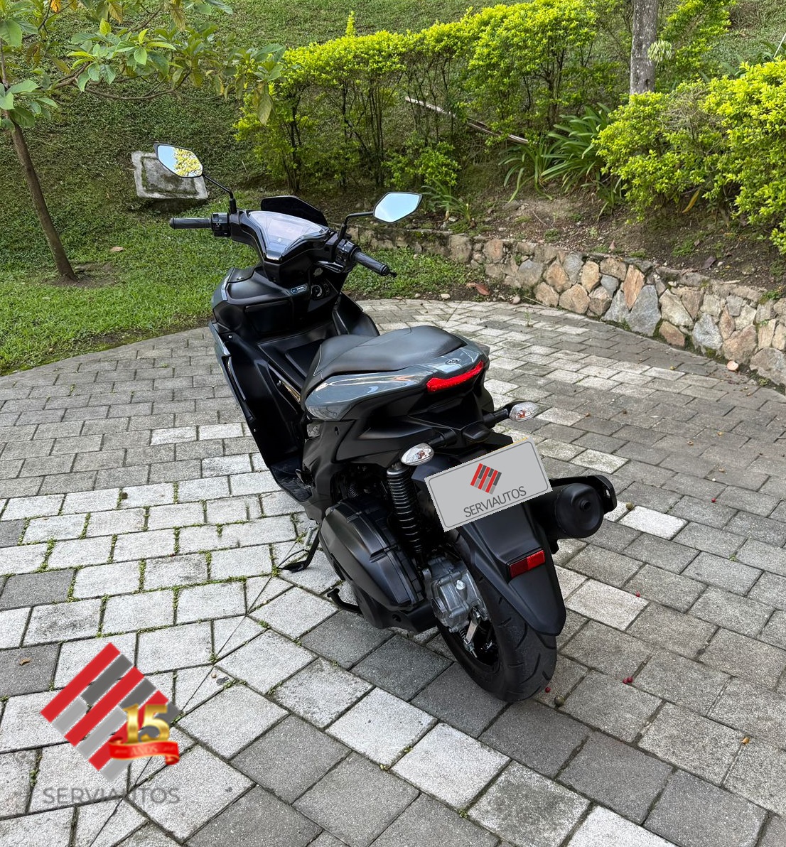 YAMAHA AEROX GRIS NEGRO AMARILLO 2026 $11.800.000 - Imagen 4