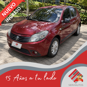 RENAULT SANDERO 1.6 GT LINE MT 2012 $30.500.000